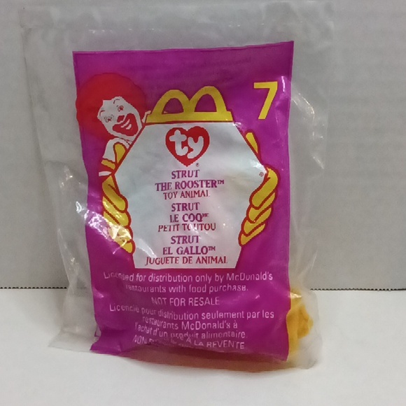 McDonald's Other - 1999 McDonald's ty beanie babies strut the  rooster